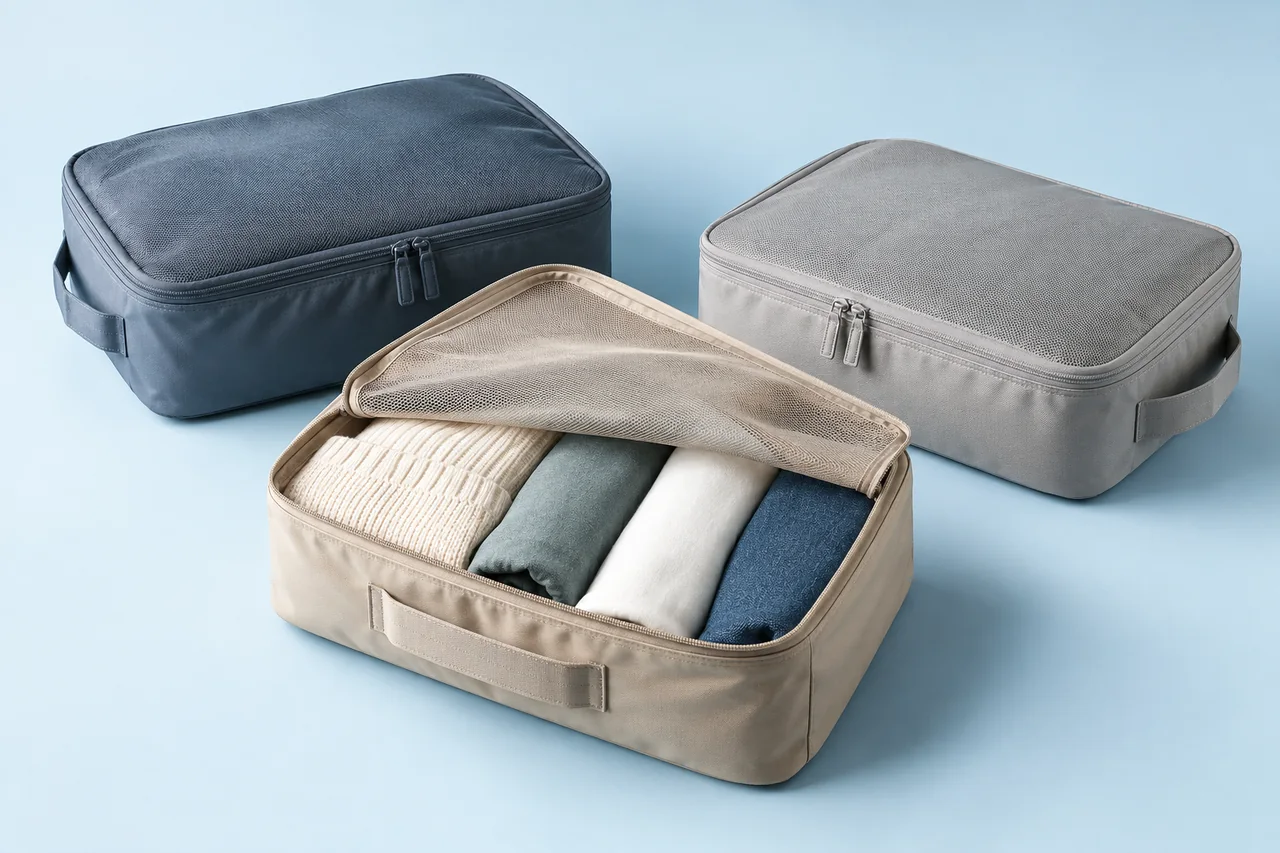 The weekender organiser — illustrative product photograph